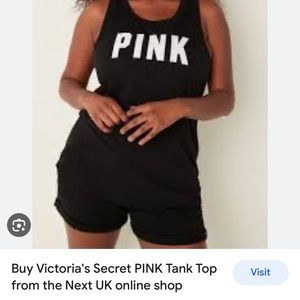 Victoria’s Secret Pink Open Back Tank Top